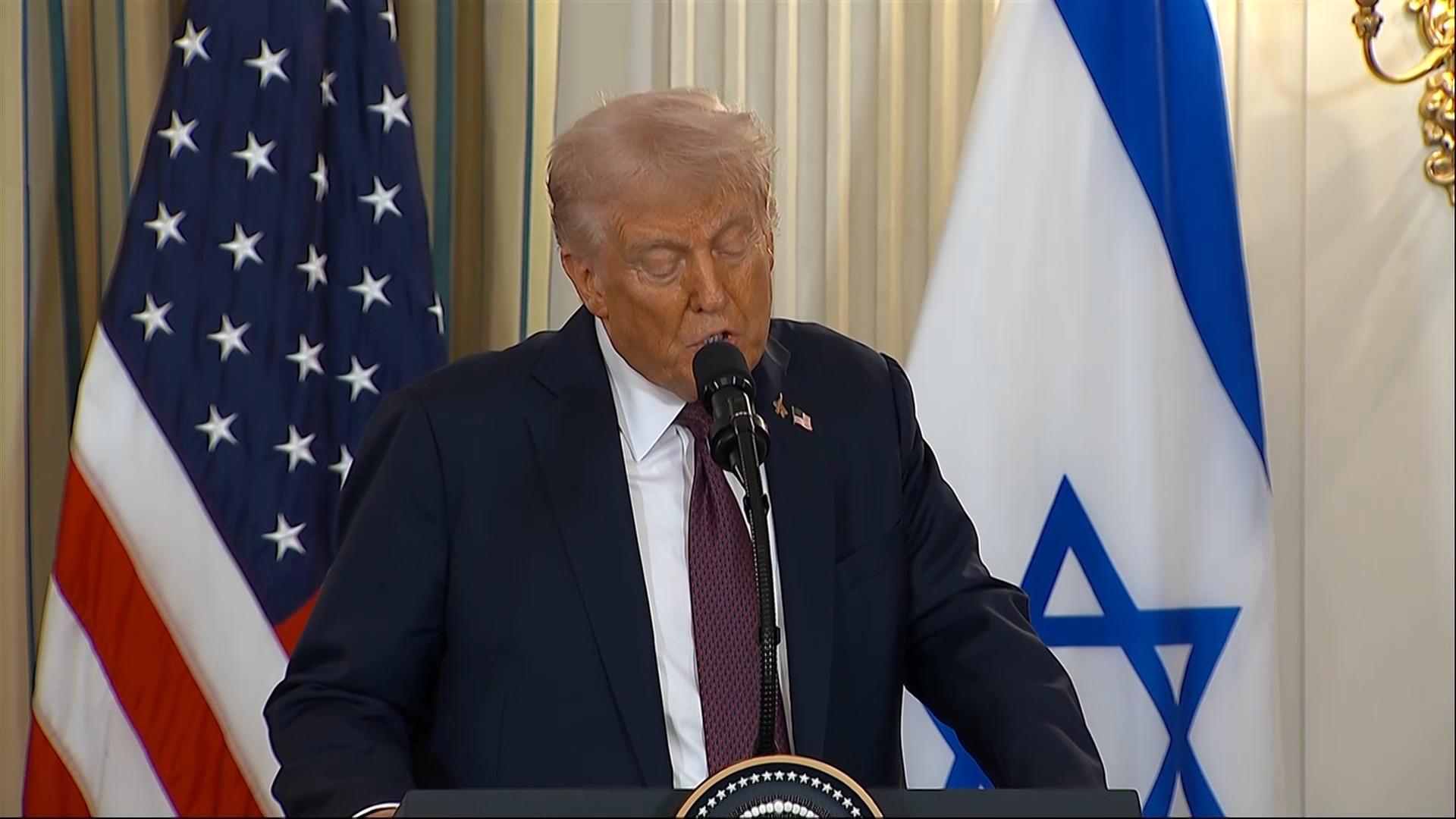 Trump says Netanyahu has agreed to his plan to end the war in Gaza