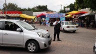 Feria de Tlaltenango: Transito multa a vehículos y comerciantes que obstruyen vialidad