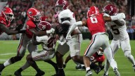 Inside Kadyn Proctor play as an Alabama football wide receiver