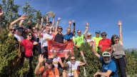 Los Javieres bautizan el pico Ereta de la Viaña en su reto número 9 en la zona de Bara