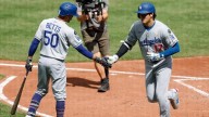 Ohtani hits 2 HRs, Betts also goes deep as Dodgers end skid with 5
