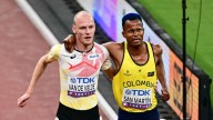 Steeplechaser turns around during world championship race to help injured competitor reach finish line