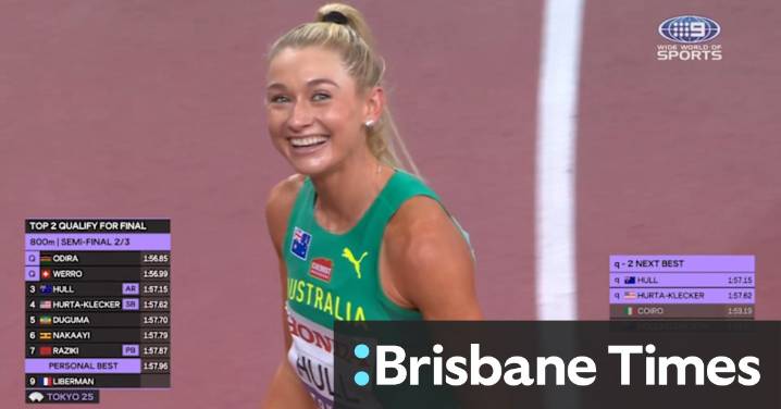 Hull shatters Aussie 800m record