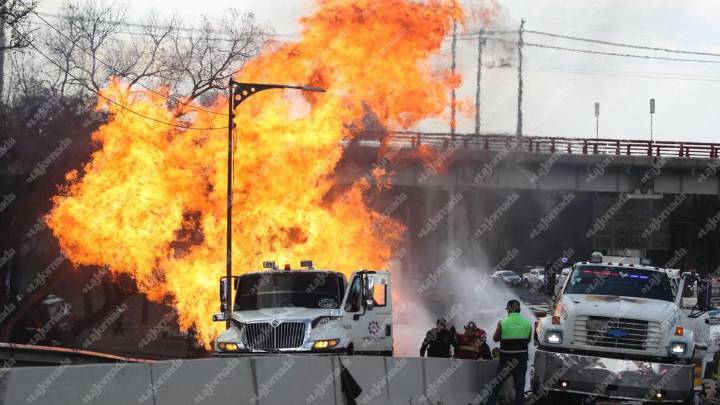 Escenas de horror viven vecinos del Puente de la Concordia tras explosión de pipas