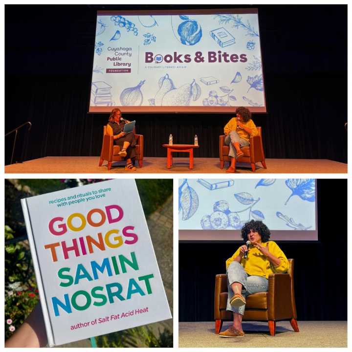 Samin Nosrat discusses new cookbook at sold-out Parma library event
