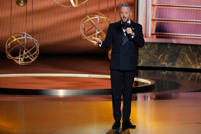Hollywood celebrates ‘The Pitt,’ ‘The Studio’ at Emmy Awards