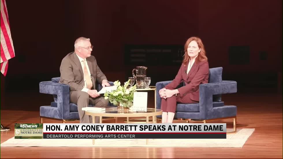 Hon. Amy Coney Barrett speaks at Notre Dame