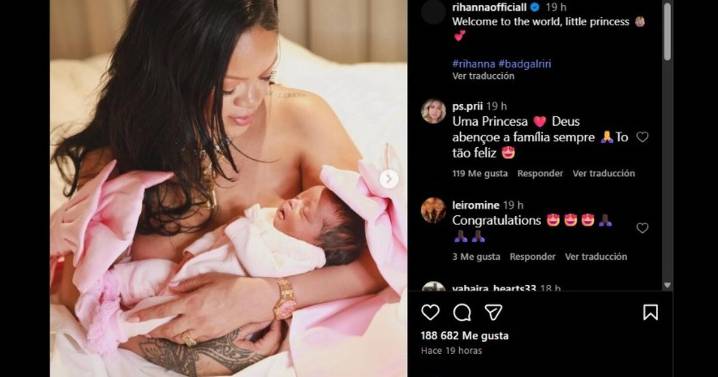 Rihanna anuncia el nacimiento de su hija Rocki Irish