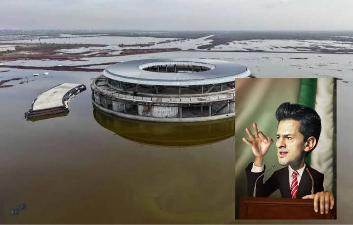 AHOGA LAGO DE TEXCOCO AL CORRUPTO PEÑA NIETO