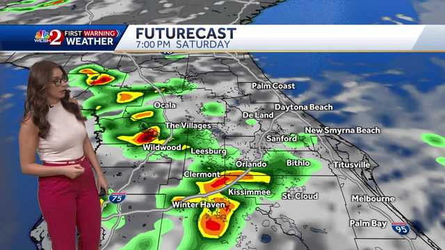 Coastal Morning Showers, More Afternoon Storms
