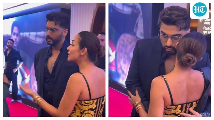 Arjun Kapoor and Malaika Arora hug in a rare reunion after breakup. Watch