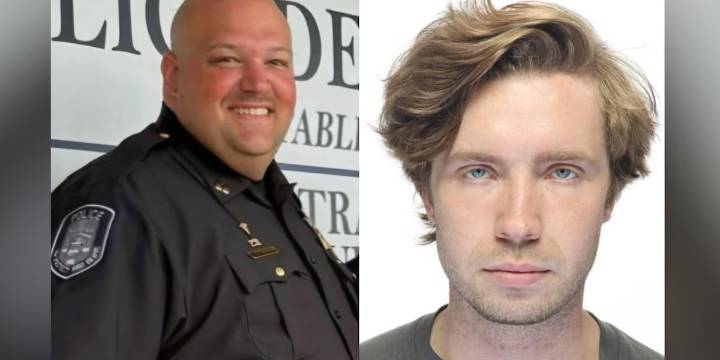 North Georgia police officer shot in throat; suspect on the run, law enforcement say