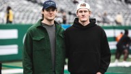 Rangers Rempe, Edstrom show up to support Jets at NFL opener