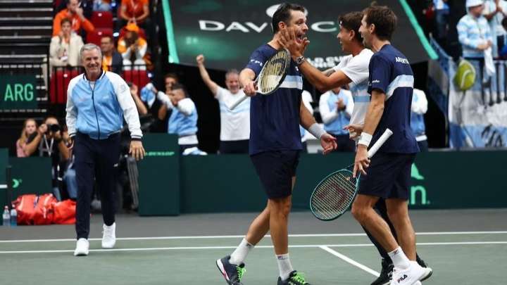 Tenis: Zeballos y Molteni ganaron en dobles y Argentina se clasificó al Final 8