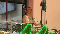 Estrella Palacios vitorea por la justicia, la paz, las mujeres, Mazatlán y héroes de México