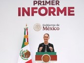 Claudia Sheinbaum Pardo rinde su primer informe presidencial desde Palacio Nacional
