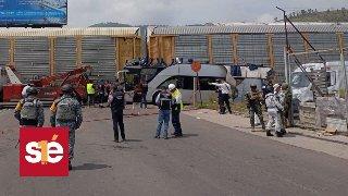 Edomex refuerza atención médica a lesionados tras accidente en Atlacomulco