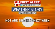 Forecast: Hot and dry conditions continue heading into next week