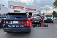Persecución tras asalto deja un hombre baleado en Toluca