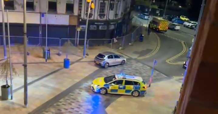Hanley street cordoned off amid 'stabbing' reports