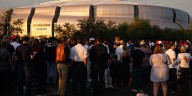 Tens of thousands flock to Charlie Kirk memorial as massive crowd forms at dawn