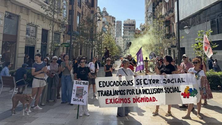 La Plataforma del Sector Social se moviliza en Alicante contra la precariedad y el colapso del centro de menores