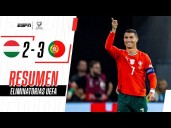 Portugal vs. Hungría (3-2) con Cristiano Ronaldo: resultado, resumen y goles por Eliminatorias UEFA 