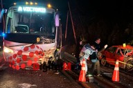 Tercer accidente mortal de autobús cobra otra víctima, ahora en Donato Guerra