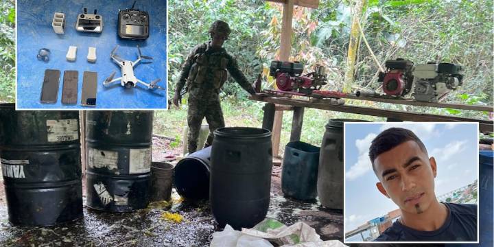 Golpe a las disidencias de las Farc: capturaron a ‘Grillo‘ y destruyeron laboratorio de producción de coca en el Guaviare