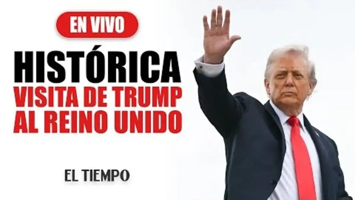 Rey Carlos III saca su pompa y sus mejores galas para encandilar a Trump en su segunda visita a Reino Unido, mientras miles se manifiestan en contra