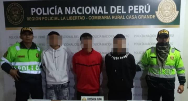 La Libertad: Menores caen con explosivos tras atentado a colegio