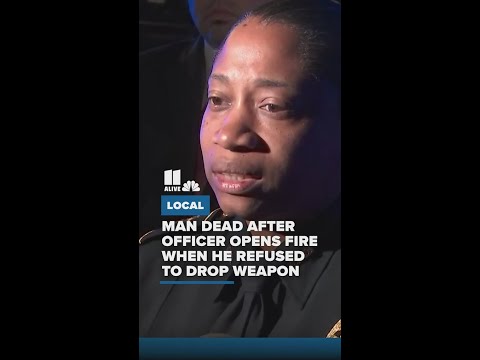 Man dead after officer opens fire when he refused to drop weapon at Four Seasons, police say