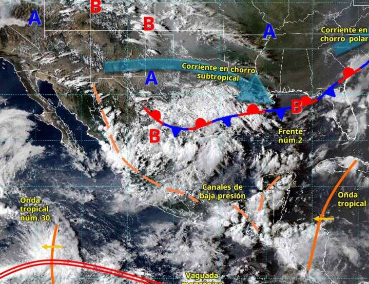 Clima en México hoy 8 de septiembre de 2025: Continuarán las lluvias fuertes en estos estados