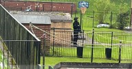 Armed police response in pictures as Glasgow street 'disturbance' leaves man in hospital