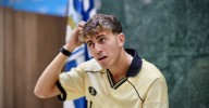 Las fotos de la entrevista a Adrián Niño, jugador del Málaga CF