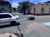 Choque entre carro y moto en San Antonio