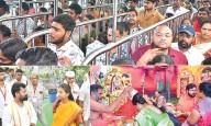 Huge turnout of devotees on third day