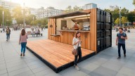 El café container de 15 m2 que venden en Mercado Libre por $15 millones