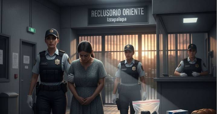 Detienen a mujer que intentó ingresar droga al Reclusorio Oriente en Iztapalapa