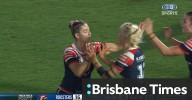 Roosters half nails field goal