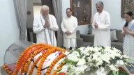 PM Modi pays last respects to veteran BJP leader Vijay Kumar Malhotra