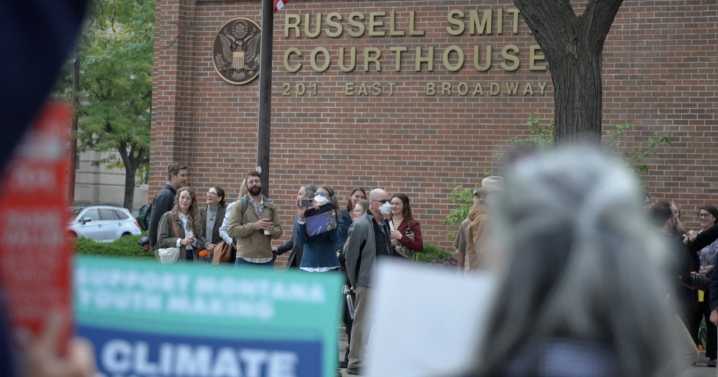Youth constitutional climate lawsuit kicks off in Missoula with a crowd