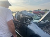 No injuries after plane crashes at Stearman, takes out car roof