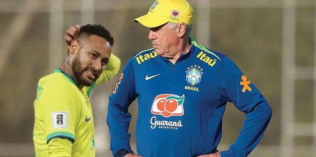Ancelotti cree que Neymar es “el jugador más talentoso” de Brasil y le pide estar en forma