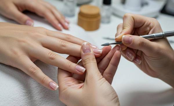 Primavera 2025: así son las uñas Watercolor Chrome en tendencia