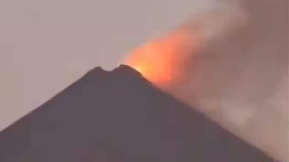 India's Only Active Volcano In Andaman's Barren Island Erupts After Earthquake