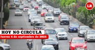 Hoy No Circula 4 de septiembre 2025: qué autos y placas descansan en CDMX y Edomex