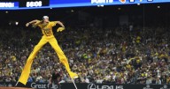 Photo highlights from the Savannah Bananas' exhibition baseball battle against the Firefighters