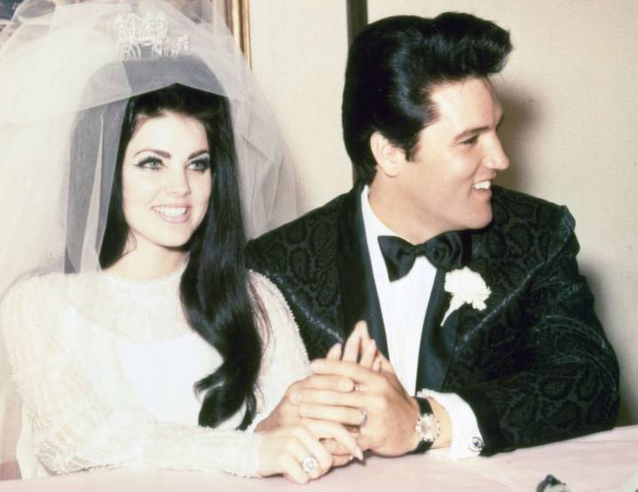 Priscilla Presley Still Wears Diamond Cross Necklace from Elvis