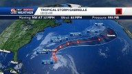 Gabrielle could become a hurricane east of Bermuda